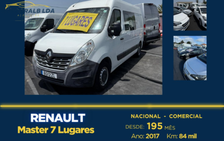 RENAULT MASTER 7 LUGARES